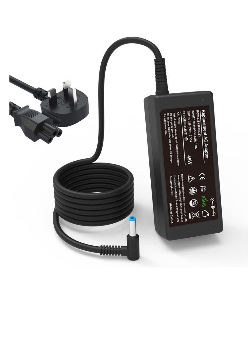 Ntech NTECH 45W/65W HP Laptop Charger (19.5V/2.31A) Notebook Replacement AC Adapter Charger Compatible With HP Spectre X360 Elitebook Folio Spectre Ultrabook Pavilion 11/13/14/15/17 And More 4.5 X 3mm  - Image 1