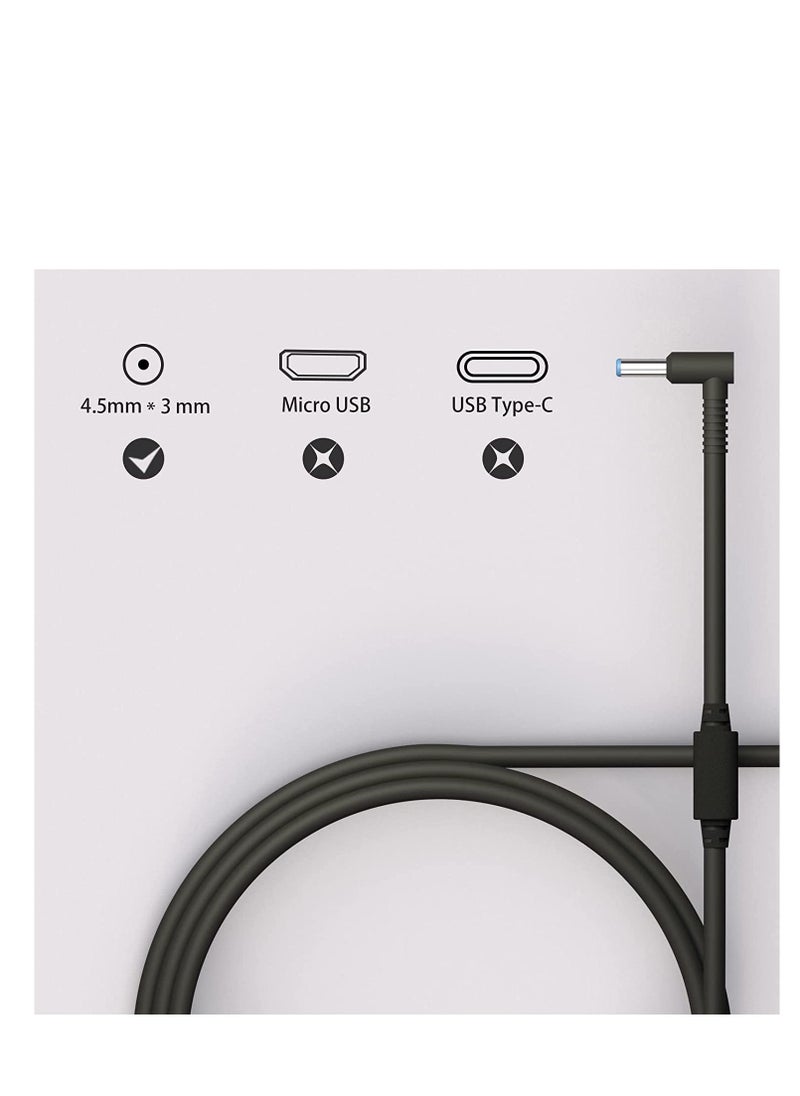 Ntech NTECH 45W/65W HP Laptop Charger (19.5V/2.31A) Notebook Replacement AC Adapter Charger Compatible With HP Spectre X360 Elitebook Folio Spectre Ultrabook Pavilion 11/13/14/15/17 And More 4.5 X 3mm  - Image 3