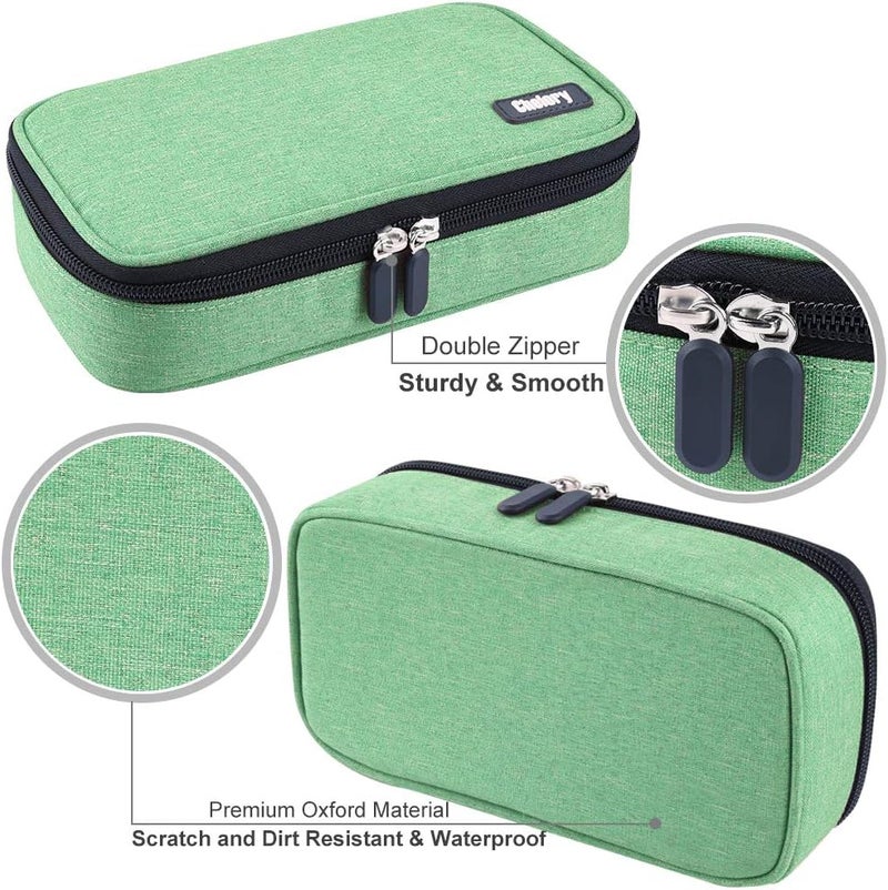 Chelory Big Capacity Pencil Case Large Pencil Bag Pouch Pen Case Pencil Marker Holder Stationery Storage Makeup Bag for Office Supplies Adults - Image 4