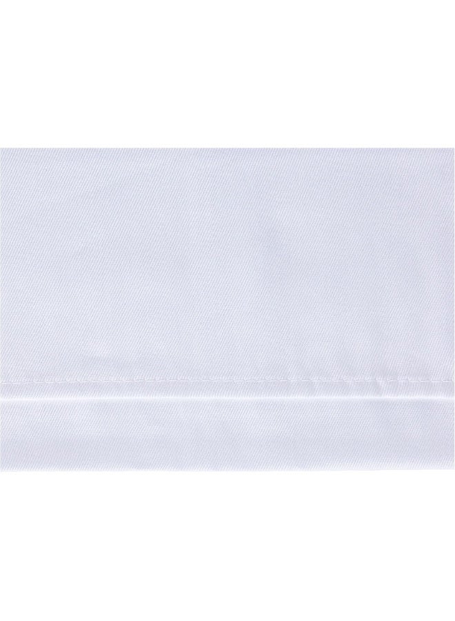 Hotel Linen Klub 2-Piece Single Bed Sheet Set - 1 Bed Sheet + 1 Pillowcase, 100% Cotton, 250 Thread Count Cool and Breathable Fabric for Ultimate Comfort Experience, White - Image 5