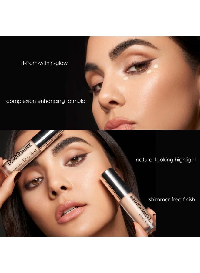 Rodial Peach Lowlighter 5.5ml – Hydrating Liquid Concealer with Silky Finish, Complexion Enhancer with Hyaluronic Acid & Caffeine - Image 5
