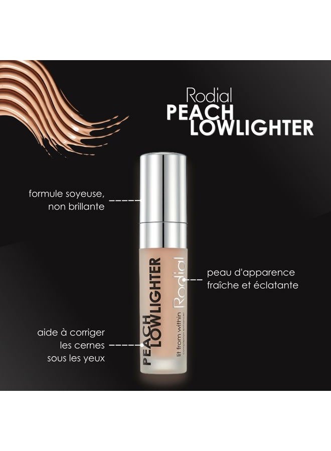 Rodial Peach Lowlighter 5.5ml – Hydrating Liquid Concealer with Silky Finish, Complexion Enhancer with Hyaluronic Acid & Caffeine - Image 3