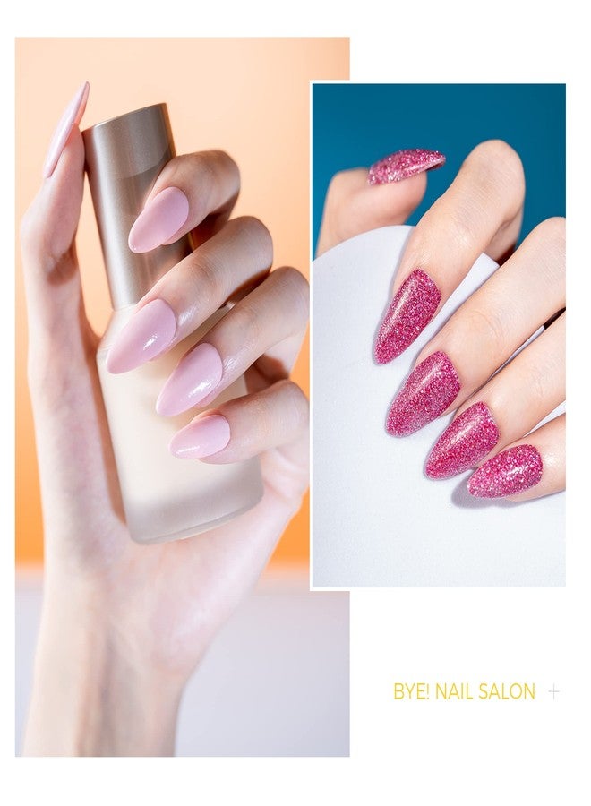 BURANO Dip Powder Set, 0.5oz Large Capacity Dip Powder Base & Top Coat with Activator Brush Saver for Dipping Powder Nail Kit (0.5oz) - Image 3