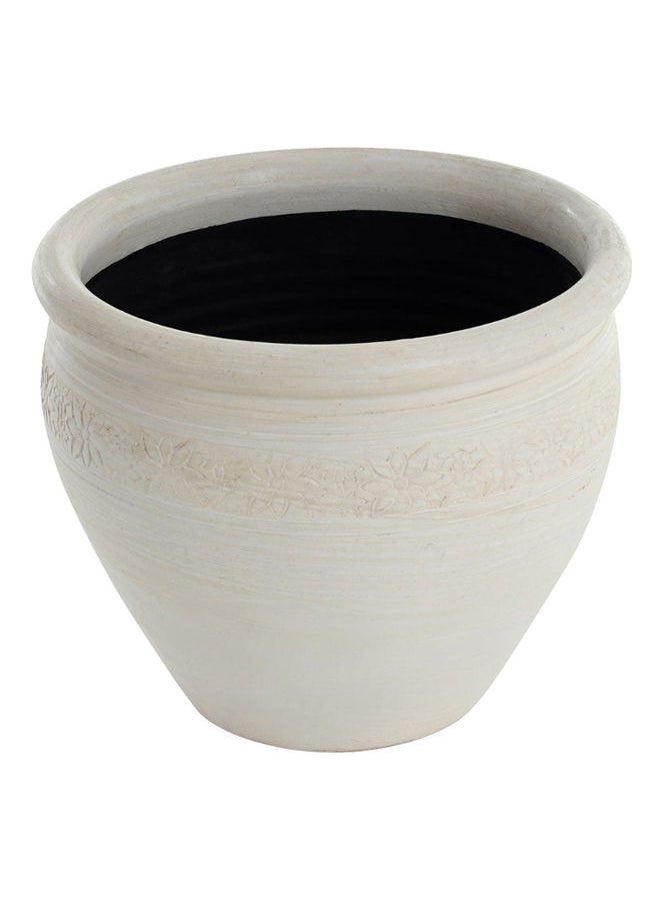 Earthenware Plant Pot White Medium - pzsku/Z79DD8406AF799BB4A910Z/45/_/1687445819/03b8e5f5-1551-4685-9e3d-e7b7409794f7