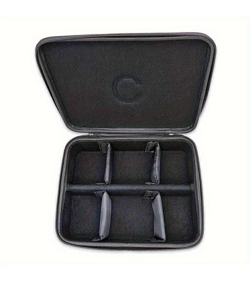 Large Capacity Trading Card Holder With Adjustable Dividers Black - Image 3