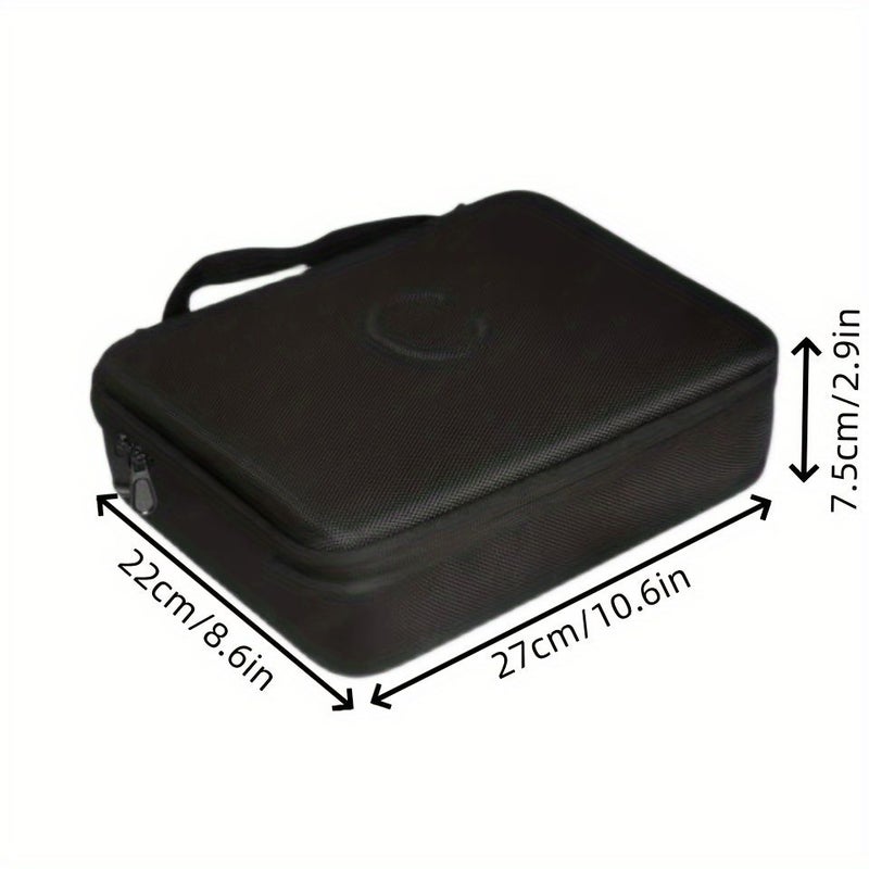 Large Capacity Trading Card Holder With Adjustable Dividers Black - Image 2