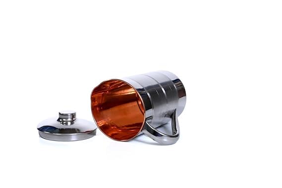Stainless Steel Copper-Lined Pitcher with Lid, 1.5 litres  - Image 2