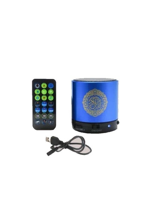 Quran Reader Mini Muslim Quran Player MP3 Speaker blue