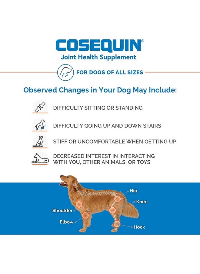 COSEQUIN - Msm Joint Health Supplement For Dogs  180 Chewable Tablets - Image 1