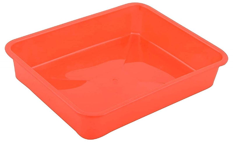 SHOPOBOX Unbreakable Multipurpose Cloth Organizer Tray for Wardrobe, Newspaper, Office Work, School, Hospitals, Shops, Home Use, Stationary, Vegetable, Fruits (35 x 25 x 7cm, 1) - Image 5