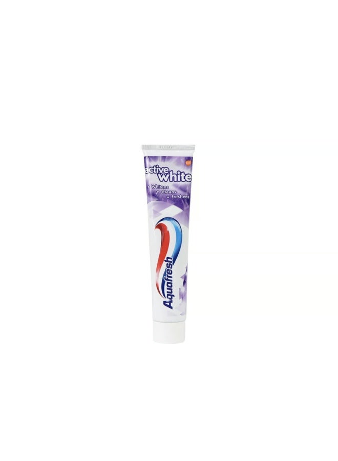 Aquafresh Active White Toothpaste 125ml - Image 1