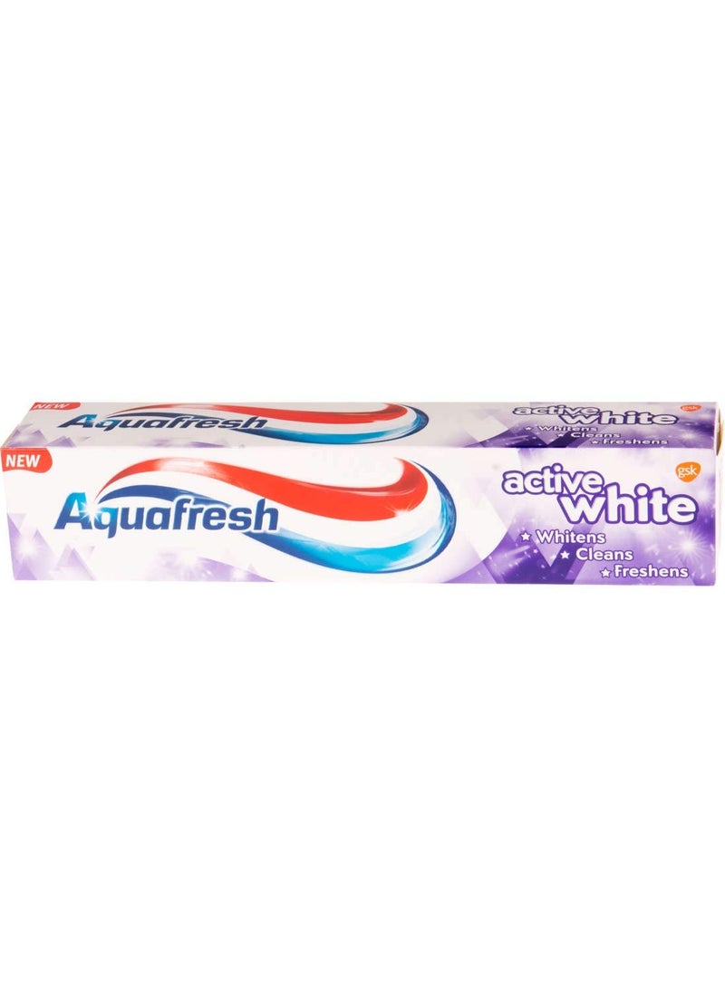 Aquafresh Active White Toothpaste 125ml - Image 2