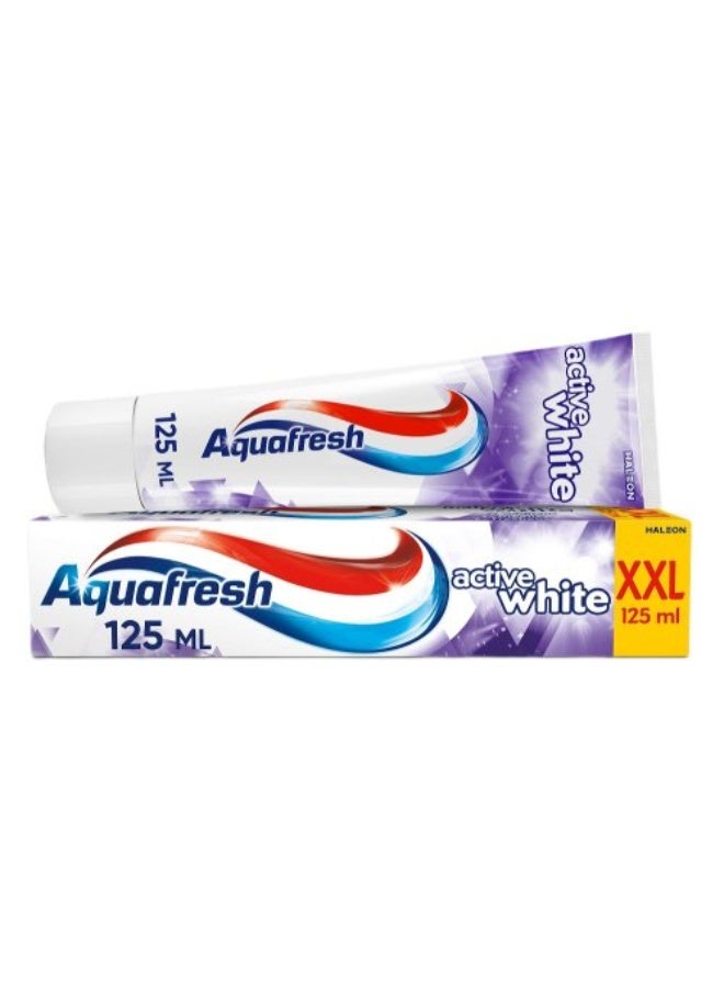 Aquafresh Active White Toothpaste 125ml - Image 3