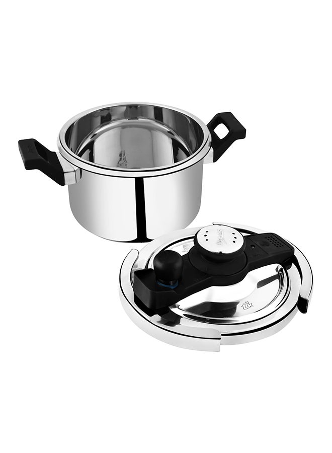 Prestige CLIP-ON Svachh Stainless Steel Pressure Cooker with Extra Glass Lid 5Liters - Image 3