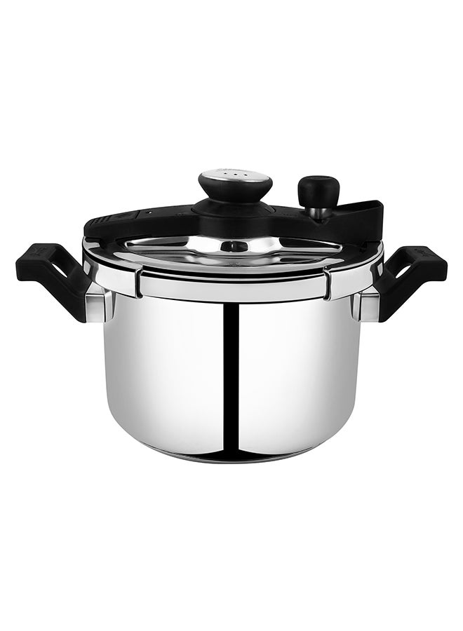 Prestige CLIP-ON Svachh Stainless Steel Pressure Cooker with Extra Glass Lid 5Liters - Image 2