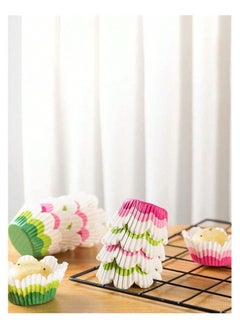 Generic Crinkle Muffin Cupcake Baking Cups Disposable High Temperature Oven Baking Cups for Birthday, Wedding, Holiday and Party 200 pcs  - Image 5