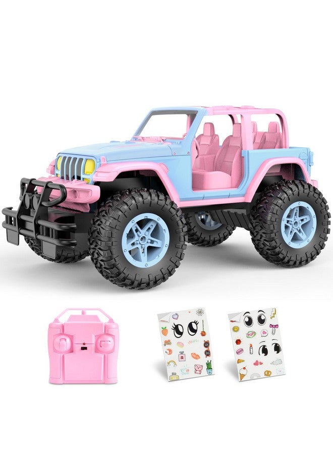 NQD Remote Control Car For Kids 1:16 Scale 80 Min Play 2.4Ghz Off Road Rc Trucks With Stickers Toy Car Gift For Girls 3 4 5 6 Year Old - Image 1
