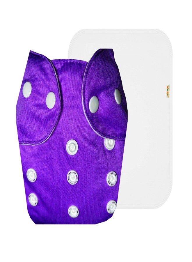 Dumbledo Lite Cloth Diaper with Cotton Insert (Pack of 1) | Snug Fit | 6-Layer Absorbent Pad | Quick Dry | Trusted by Moms | 3 Months - 2 Years | Unisex Baby - Image 1