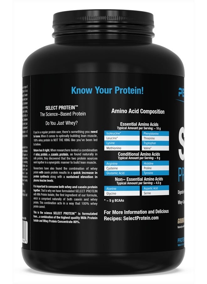 PEScience - Select Low Carb Protein Powder, Gourmet Vanilla, 55 Serving, Keto Friendly and Gluten Free - Image 1