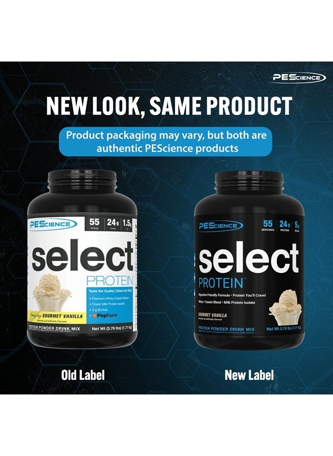 PEScience - Select Low Carb Protein Powder, Gourmet Vanilla, 55 Serving, Keto Friendly and Gluten Free - Image 1