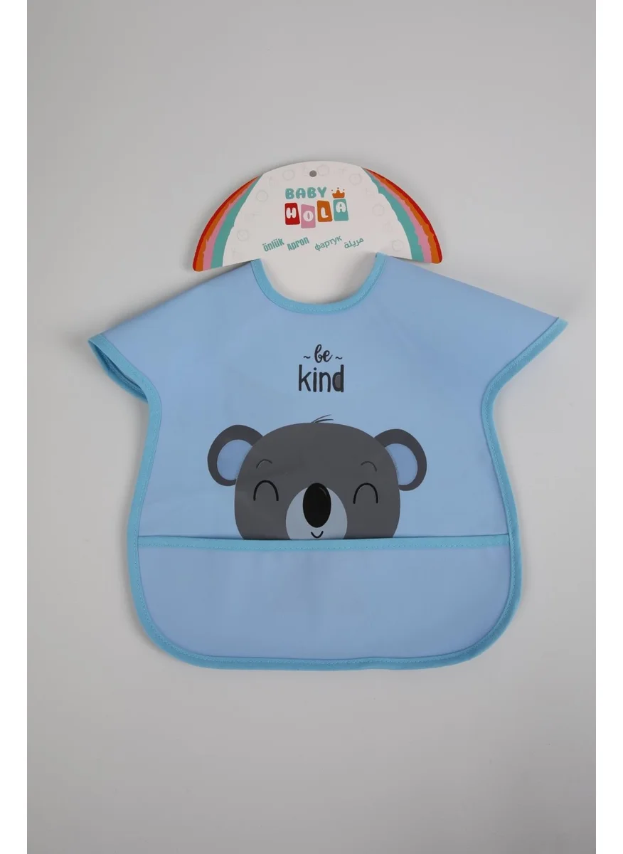 Baby Hola Babyhola 0-6 Years Old Large Size BLW Baby Bib Activity Bib with Waterproof Pocket 1000