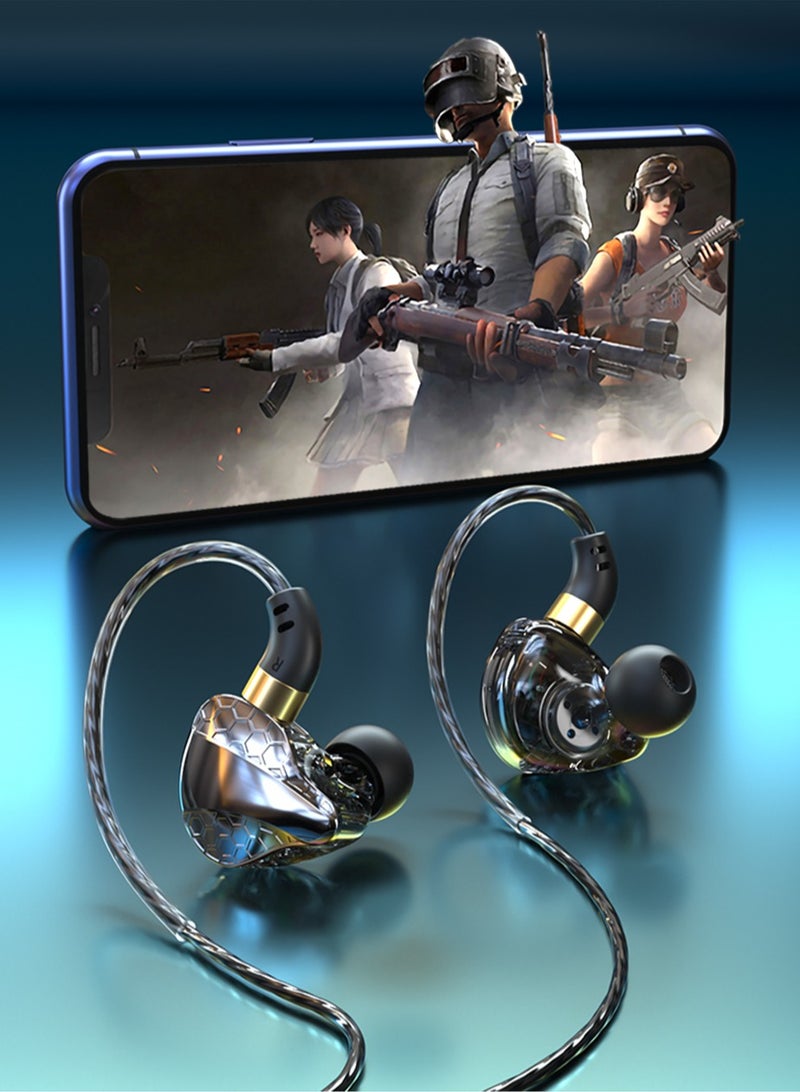 Type C Wired Headphones, Deep Bass USB C Earbuds, High Resolution Noise Canceling in Ear ,Sport Stereo Sound Noise Reduction for Running Gym Workouts ,Headphone for Huawei Samsung Honor Xiaomi iPhone 15 iPhone 16 iPhone 17 Series - view 5