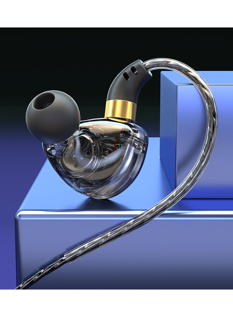 Type C Wired Headphones, Deep Bass USB C Earbuds, High Resolution Noise Canceling in Ear ,Sport Stereo Sound Noise Reduction for Running Gym Workouts ,Headphone for Huawei Samsung Honor Xiaomi iPhone 15 iPhone 16 iPhone 17 Series - view 4