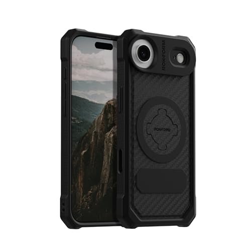 ROKFORM Rugged Case Compatible with iPhone 17 Air Magnetic Cover Black - Image 1