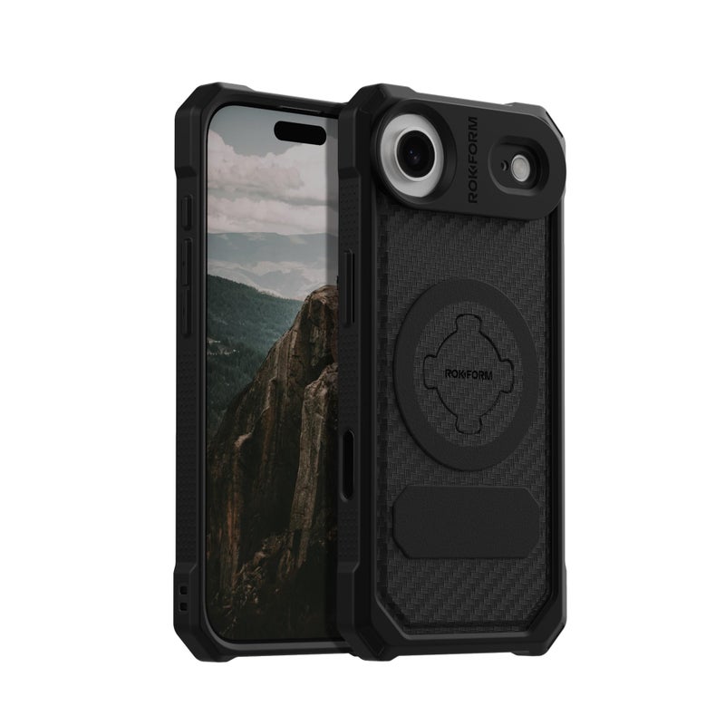 ROKFORM Rugged Case Compatible with iPhone 17 Air Magnetic Cover Black - Image 2