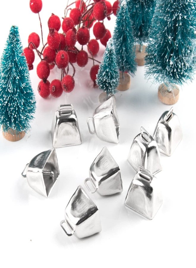 Quacoww 36 Pieces Christmas Jingle Bells Metal Cow Bells Craft Bells Small Bell Mini Bells DIY Bells for Wreath, Holiday Home and Hanging Christmas Wind Chimes Making - Image 3