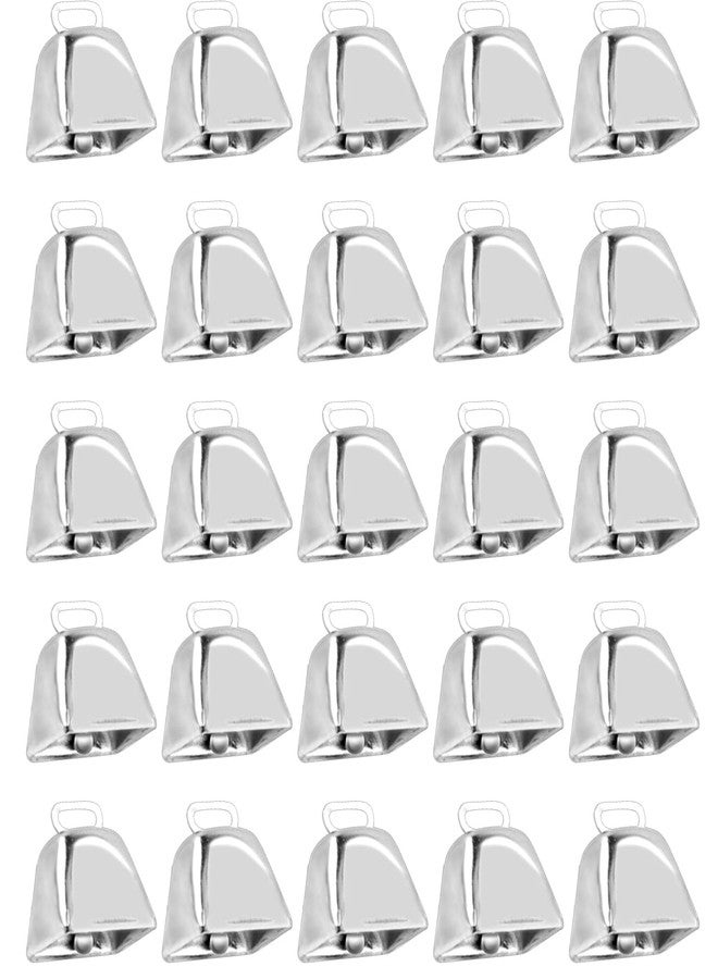 Quacoww 36 Pieces Christmas Jingle Bells Metal Cow Bells Craft Bells Small Bell Mini Bells DIY Bells for Wreath, Holiday Home and Hanging Christmas Wind Chimes Making - Image 1