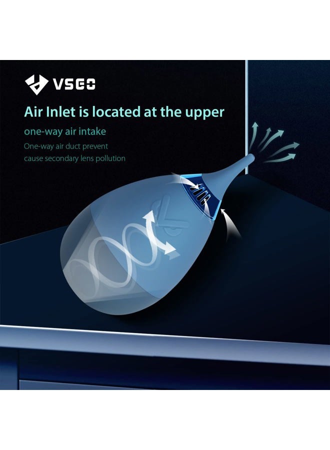 VSGO Camera Air Blower with Filter Compressed Air for for Nikon, Sony, Canon Lens and Sensor Cleaning, Tumbler Design Blue (V-B012E) - Image 4