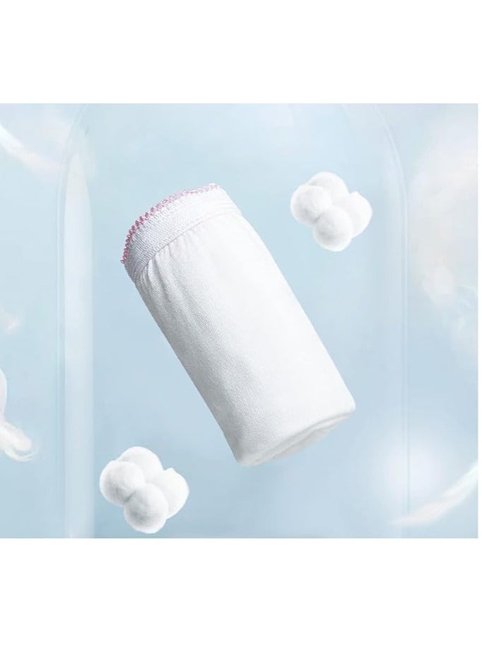 DUNISO 14 Pack Disposable Underwear For Women Cotton Women's Panties Ladies One Time Briefs Suitable For Postpartum Travel (White) - Image 5