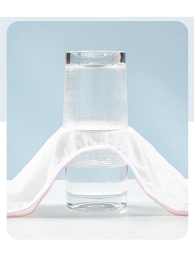 DUNISO 14 Pack Disposable Underwear For Women Cotton Women's Panties Ladies One Time Briefs Suitable For Postpartum Travel (White) - Image 3