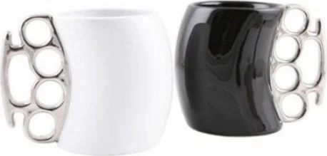 ANKA Musta Designed Mug Black