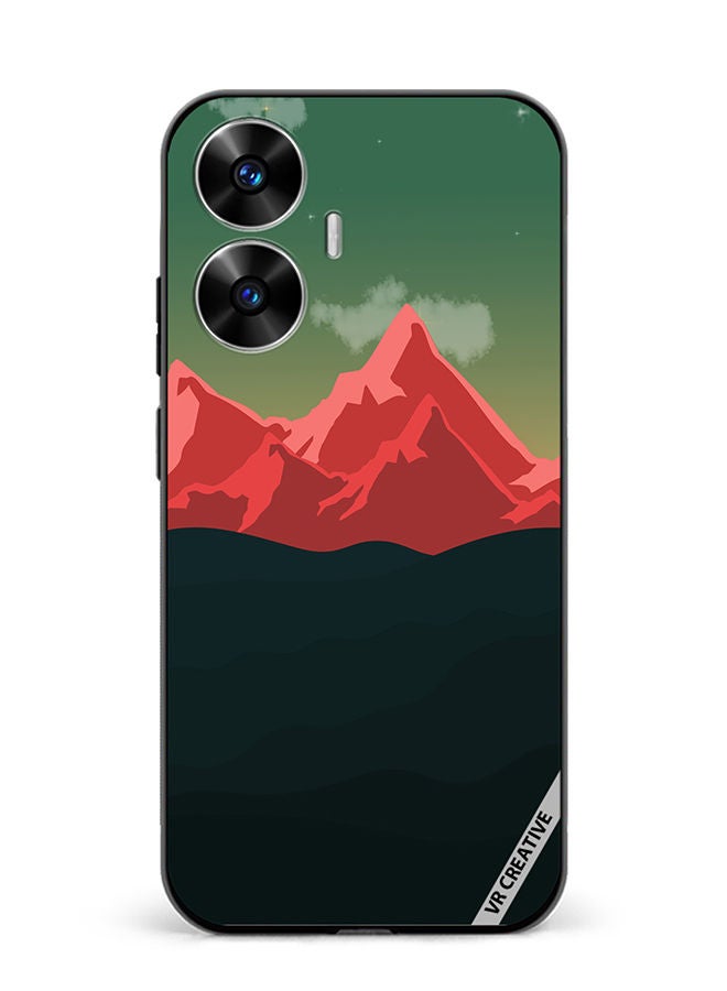 VR CREATIVE Protective Case Cover For Realme C55 Mount Colorful Design Multicolour - Image 1