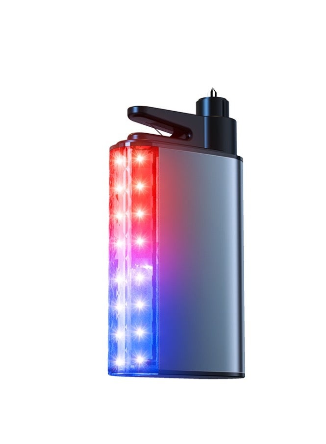 3 In 1 Car Safety Hammer Flashlight Emergency Light With Alarm - Image 1