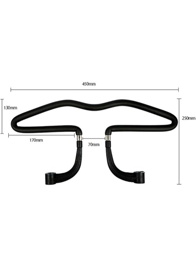 جلوسكي علاقة ملابس غولسكي للسيارة - علاقة ملابس في مسند الرأس للمقعد الخلفي للمعاطف والبدلات والسترة | علاقة ملابس متعددة الاستخدامات لتخزين منظم للسيارة - Image 4
