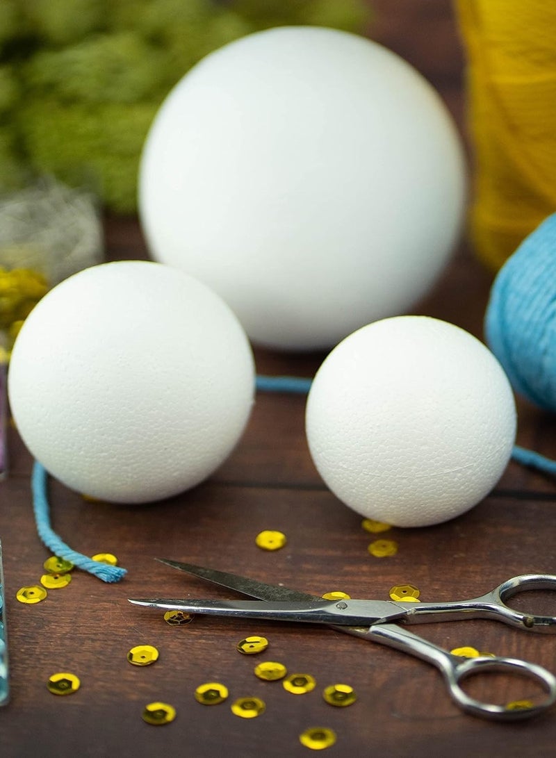 PARTNER طقم كرات فوم قطعة واحدة بقطر 300 مم باللون الأبيض - Image 2