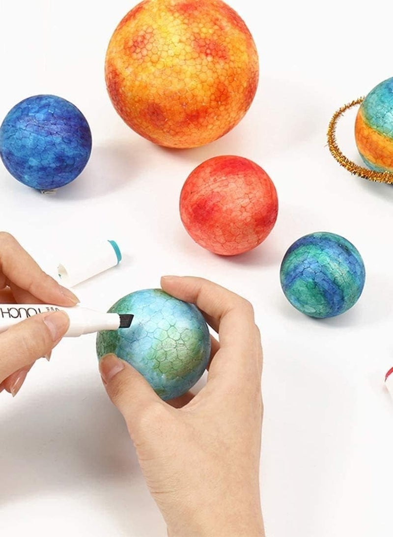 PARTNER طقم كرات فوم قطعة واحدة بقطر 300 مم باللون الأبيض - Image 3