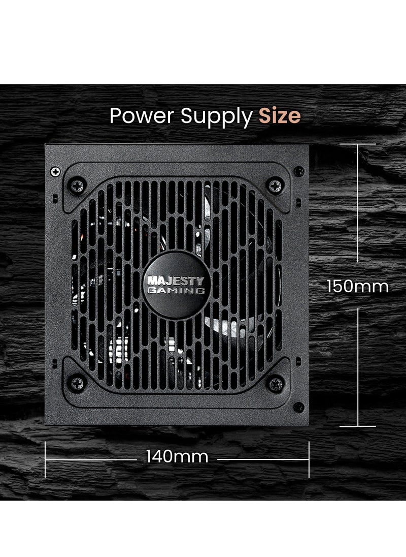 Majesty - "650W Power Supply - 80+ Bronze, Low Noise for Gaming and Desktop PCs" - Image 1