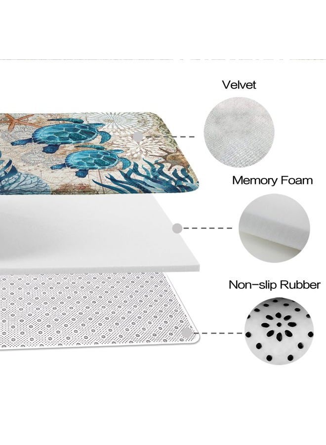Final Friday Coral Velvet Bath Rugs Non Slip Shower Mat for Bathroom Decor Sets Door Rug with Rubber Backing Absorbent Kitchen Floor Carpet 17" x 24" - Image 5