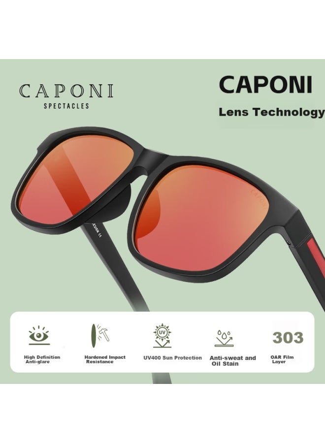 Caponi Polarized Sungl For Men And Women, Driving Sungl, Hiking Running Sports Gl, Protective Goggles, Uv Protection, Sun Protectio - Image 2