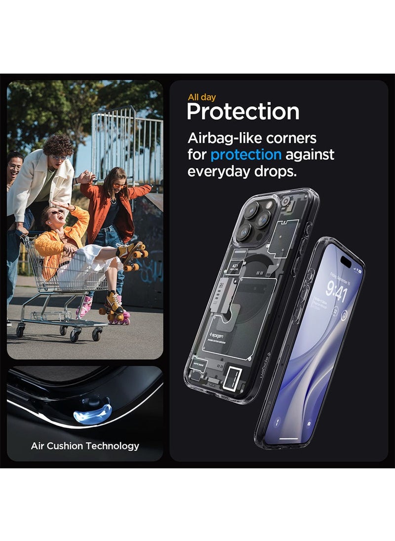 Spigen - Ultra Hybrid MagFit for iPhone 15 Pro Max Case Cover with MagSafe - Zero One - Image 1