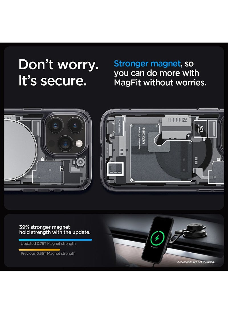 Spigen - Ultra Hybrid MagFit for iPhone 15 Pro Max Case Cover with MagSafe - Zero One - Image 1