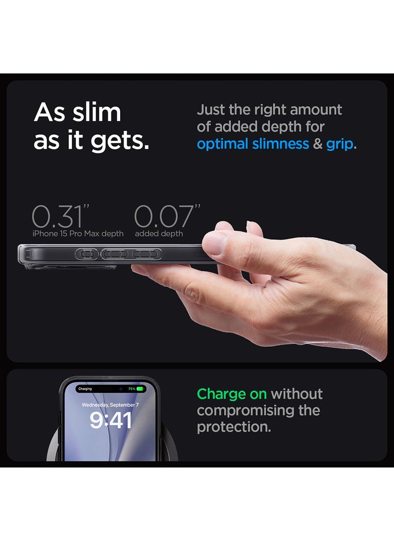 Spigen - Ultra Hybrid MagFit for iPhone 15 Pro Max Case Cover with MagSafe - Zero One - Image 1