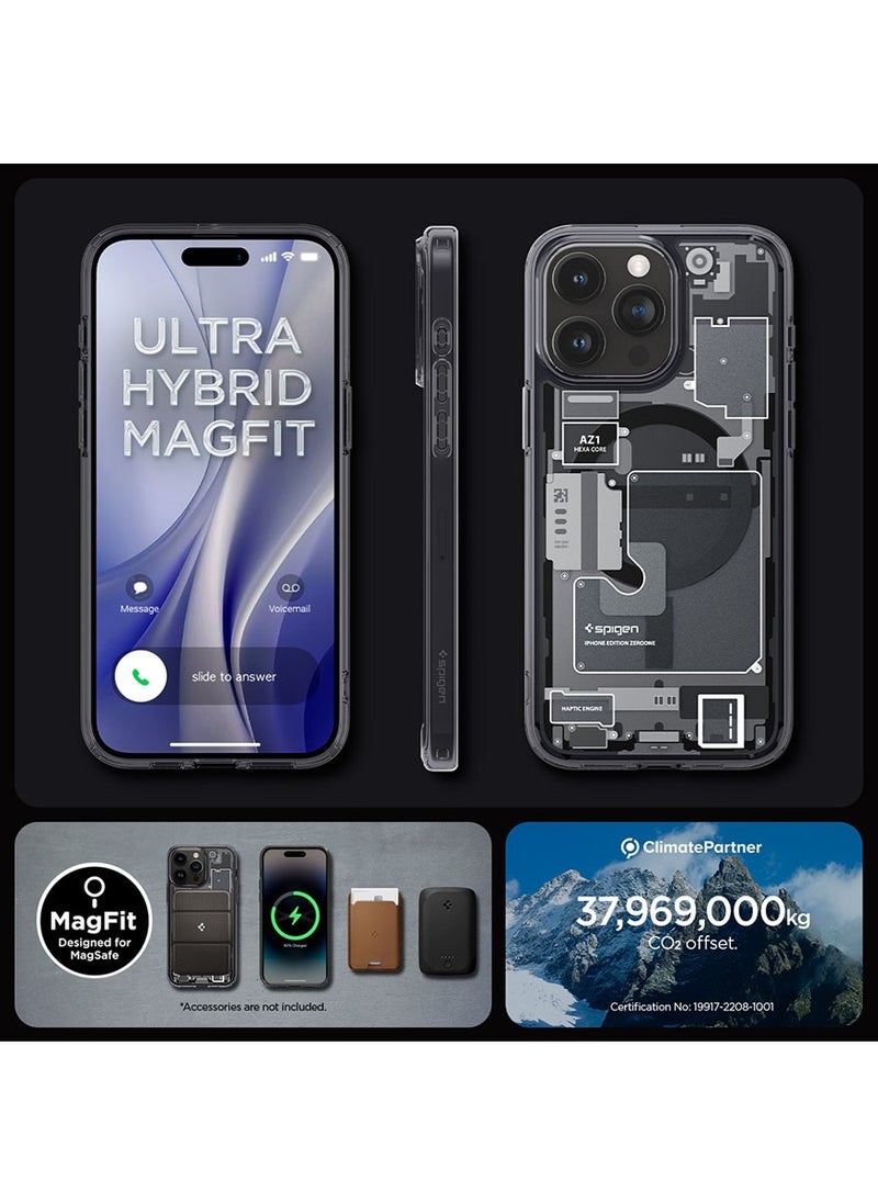 Spigen - Ultra Hybrid MagFit for iPhone 15 Pro Max Case Cover with MagSafe - Zero One - Image 1