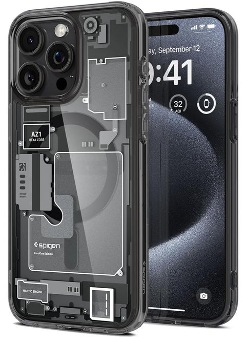 Ultra Hybrid MagFit for iPhone 15 Pro Max Case Cover with MagSafe - Zero One