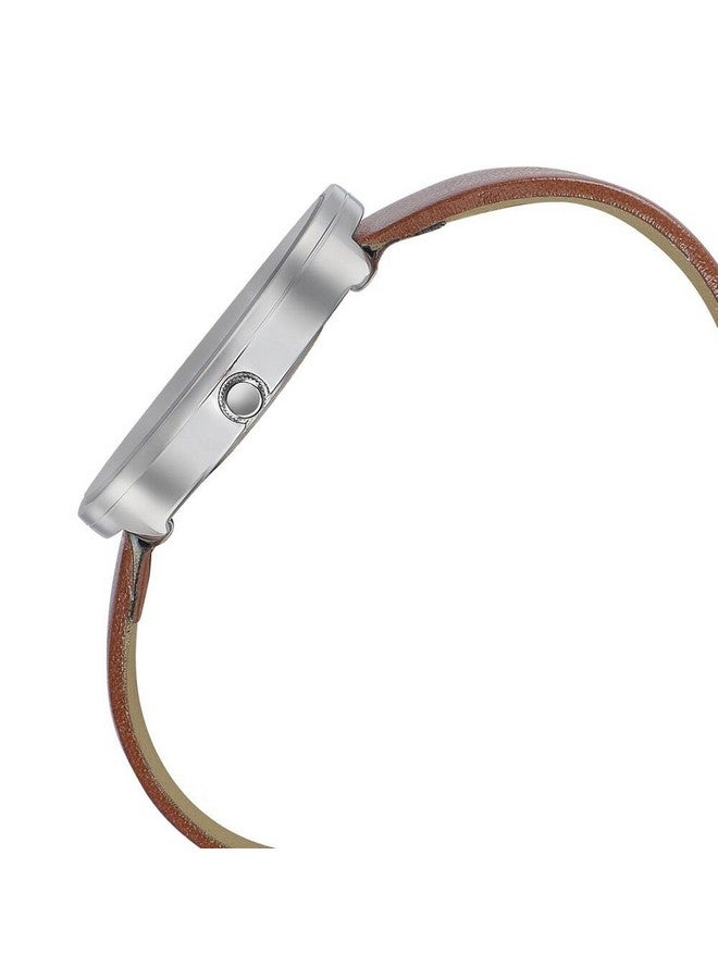 Sonata Poze Quartz Analog Blue Dial Leather Strap Watch for Men-SP70007SL01 - Image 4