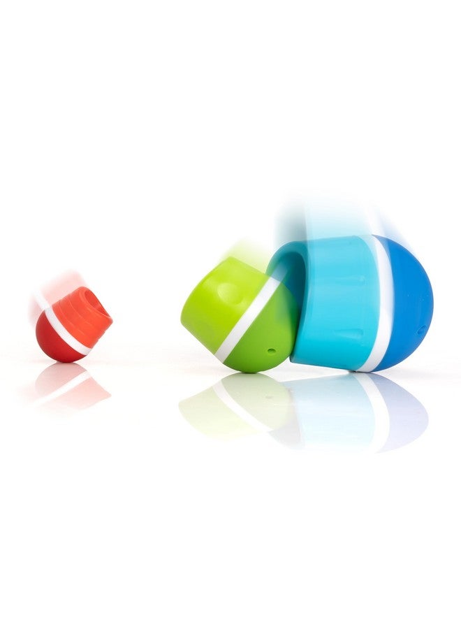 Fat Brain Toys ألعاب فاط برين تومبل روس - لعبة تكديس متوازنة لتحسين المهارات الحركية الدقيقة للأطفال والرضع - Image 1